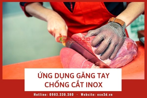 Găng tay chống cắt inox