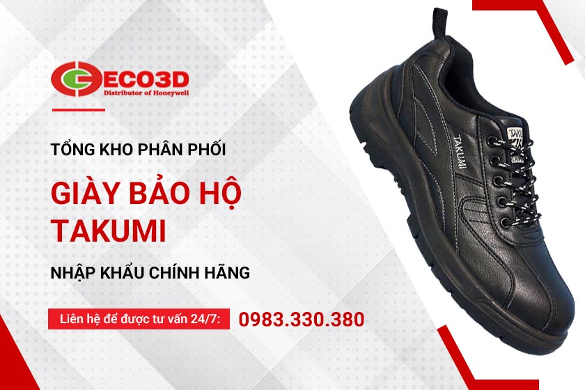 Tổng đại lý giày bảo hộ Takumi uy tín tại Hà Nội