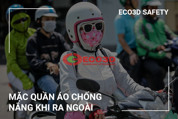 Trang bị quần áo chống nắng