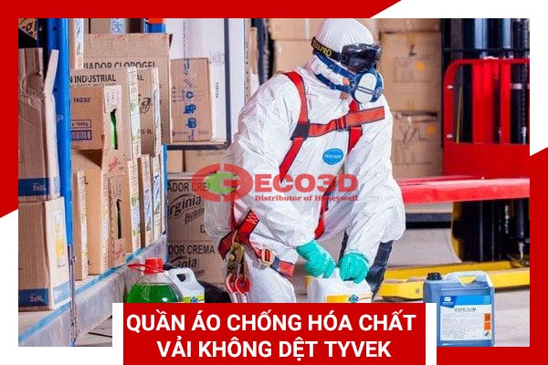 quần áo chống hóa chất bằng Vải không dệt Tyvek