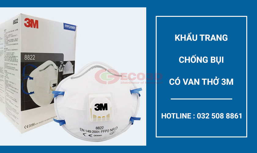 Khẩu trang chống bụi có van thở