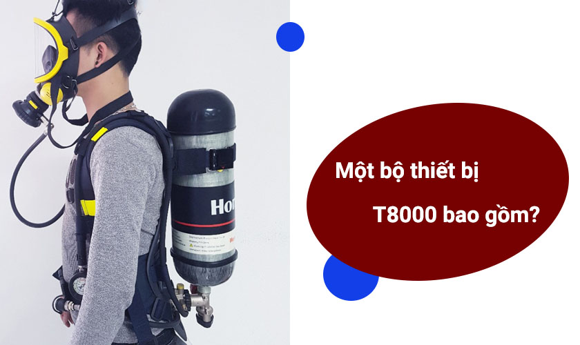Bộ cấp dưỡng khí cá nhân T8000 SCBA