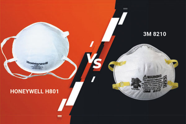 So sánh khẩu trang Honeywell H801 và khẩu trang 3M 8210