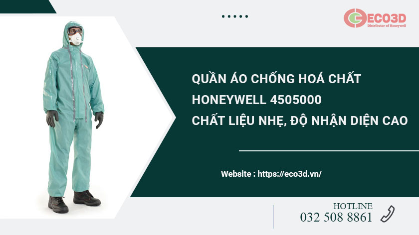 Quần áo chống hoá chất Honeywell 4505000