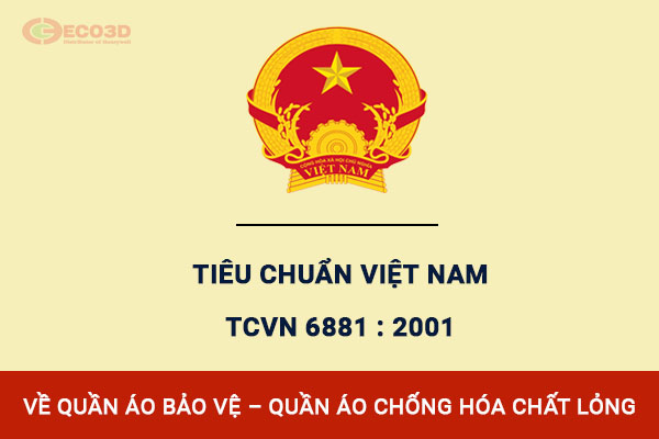 Tiêu chuẩn Việt Nam TCVN 6881 : 2001 về quần áo chống hoá chất