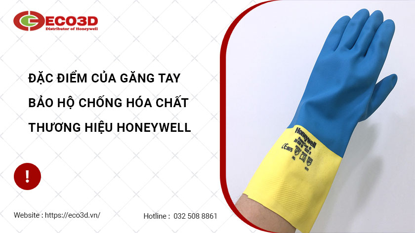găng tay chống hoá chất Honeywell