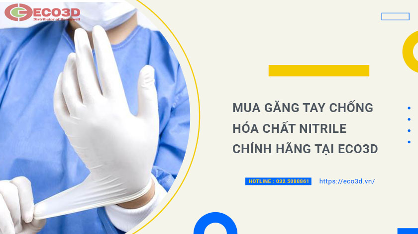 găng tay chống hoá chất nitrile