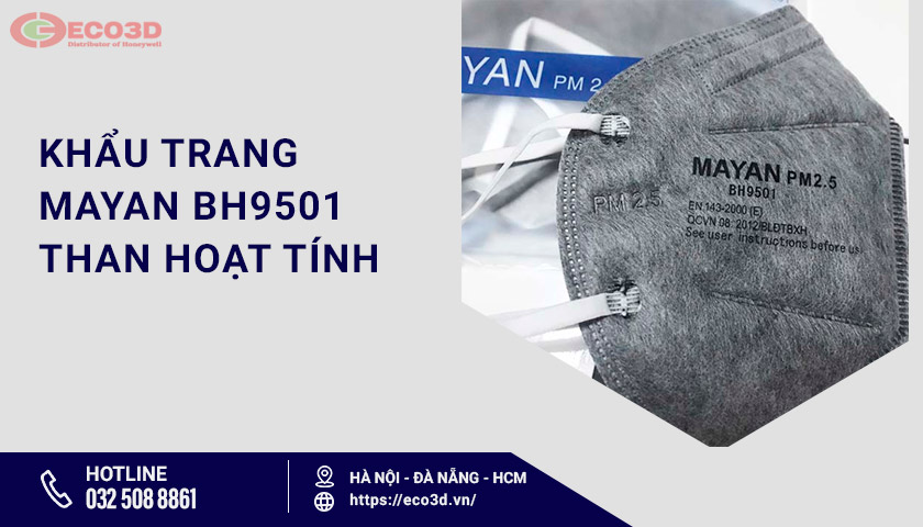 Khẩu trang mayan than hoạt tính