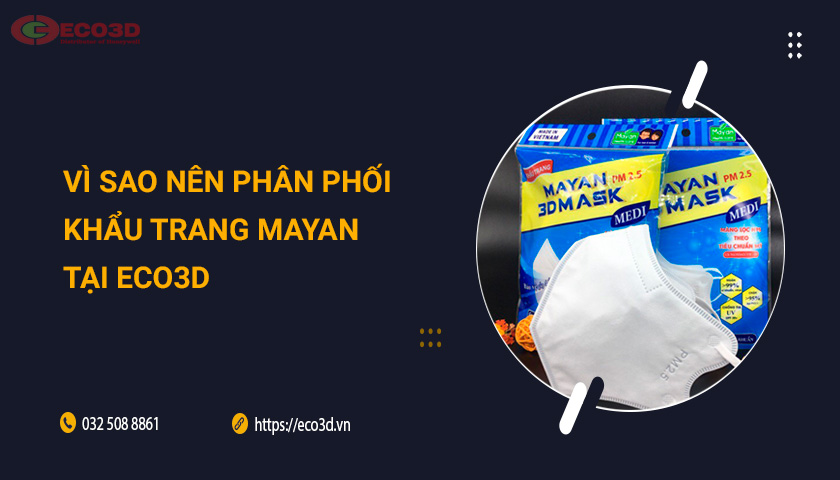 phân phối khẩu trang mayan tại eco3d