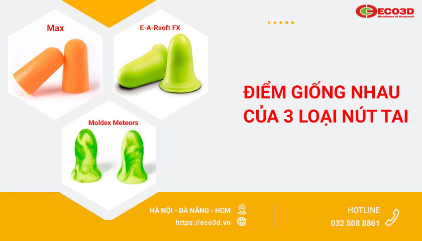 điểm giống nhau của nút tai