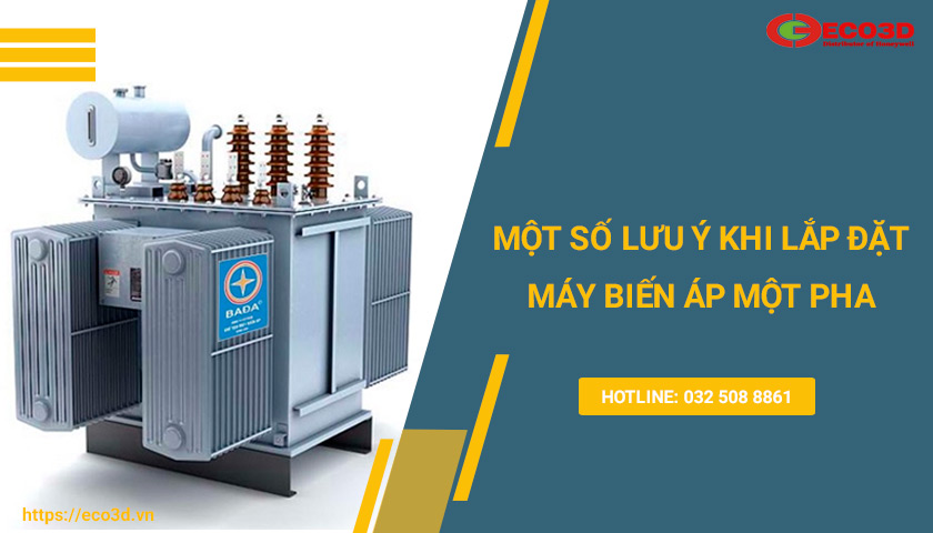 lưu ý khi lắp máy biến áp