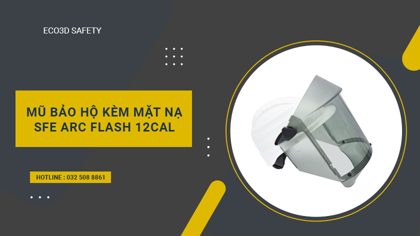 Mũ bảo hộ kèm mặt nạ trùm đầu SFE ARC Flash 12cal/cm²