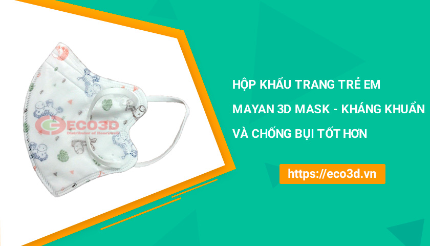 Hộp Khẩu Trang Trẻ Em Mayan 3D Mask (10 cái)
