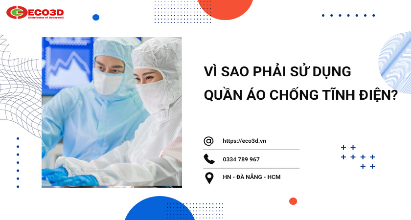 sử dụng quần áo chống tĩnh điện