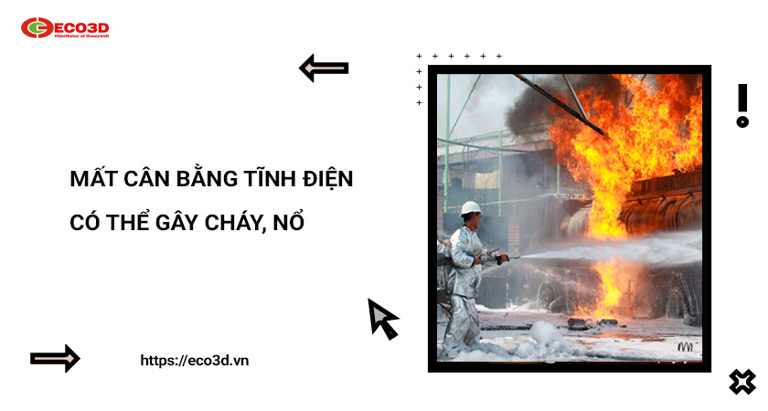 tĩnh điện gây cháy nổ
