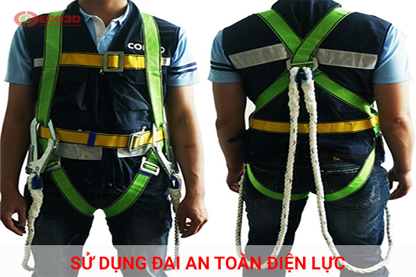 Cấu tạo và cách sử dụng đai an toàn điện lực