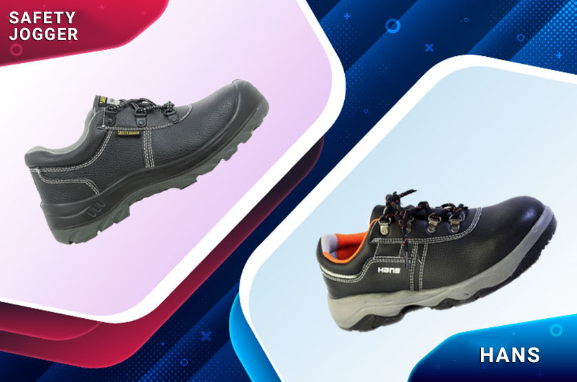 giày bảo hộ safety jogger và giày bảo hộ hans