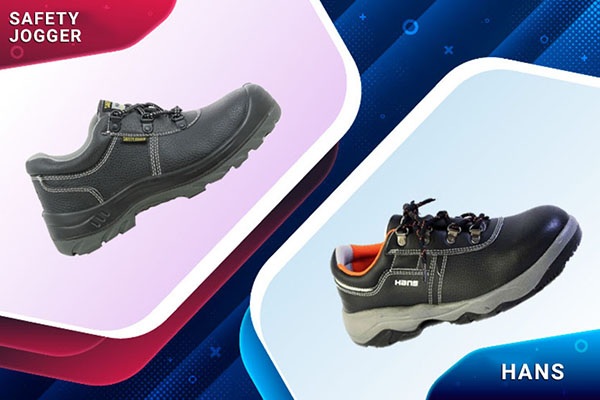 So sánh giày bảo hộ Hans và giày bảo hộ Safety Jogger