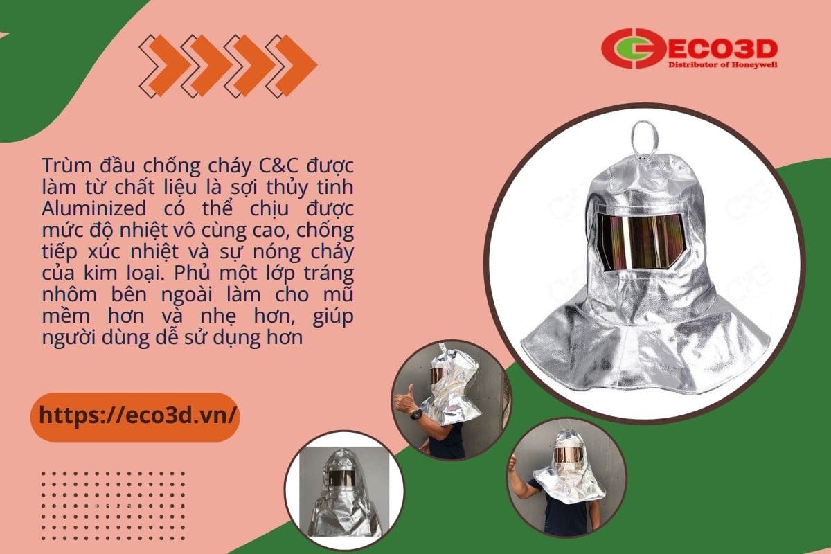 trùm đầu chống cháy c&g