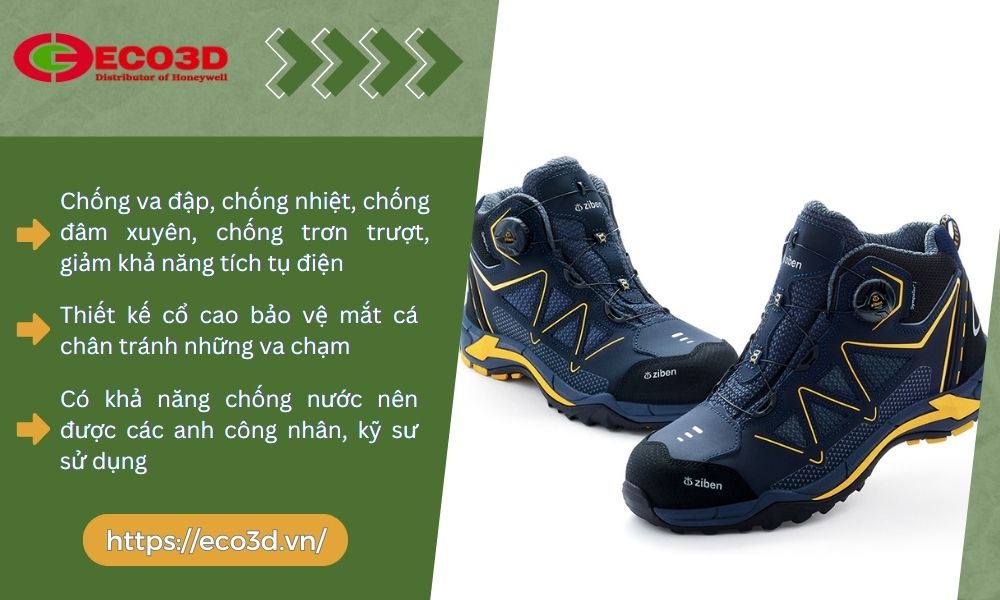 giày cao cổ ziben ZB-166
