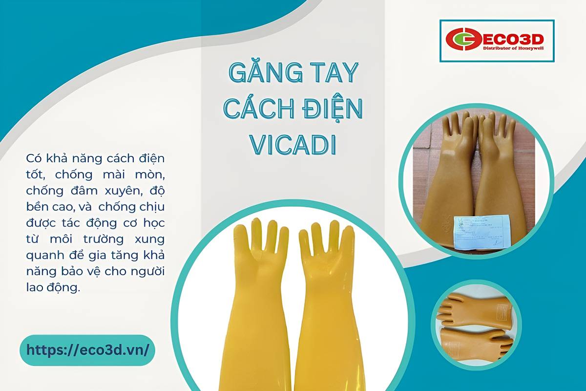 găng tay cách điện vicadi 