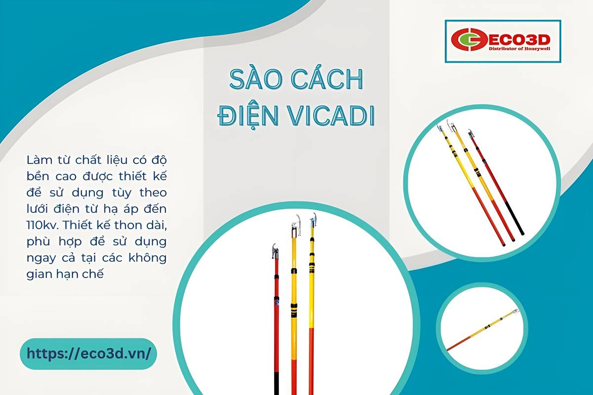 sào cách điện vicadi 