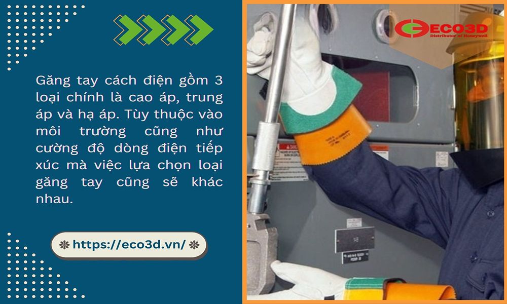 Các loại găng tay cách điện 