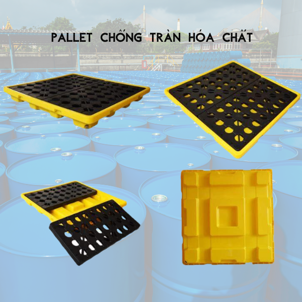Pallet chống tràn hóa chất