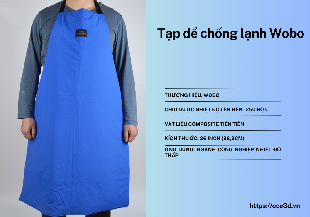 tạp dề chống lạnh Wobo