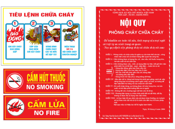 Các quy định an toàn về PCCC