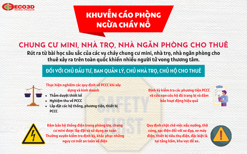 Các quy định về an toàn cháy nổ