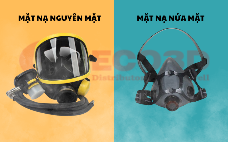 Các loại mặt nạ phòng độc chính hãng tại ECO3D