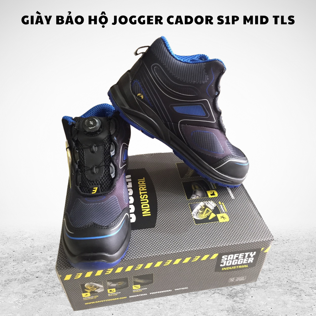 Giày bảo hộ Jogger Cador S1P mid TLS