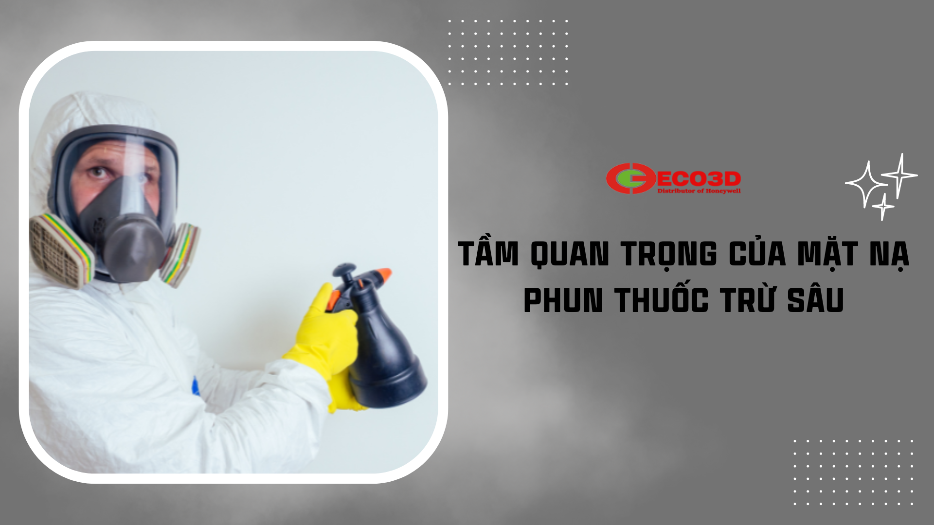 Tầm quan trọng của mặt nạ phun thuốc trừ sâu