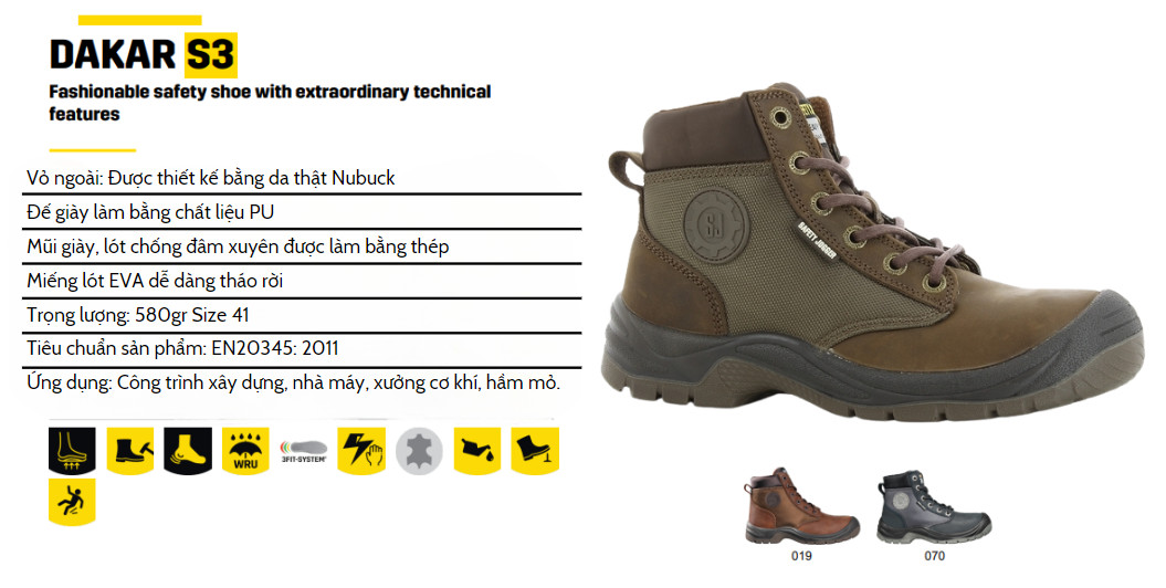 Giày bảo hộ Jogger Dakar S3