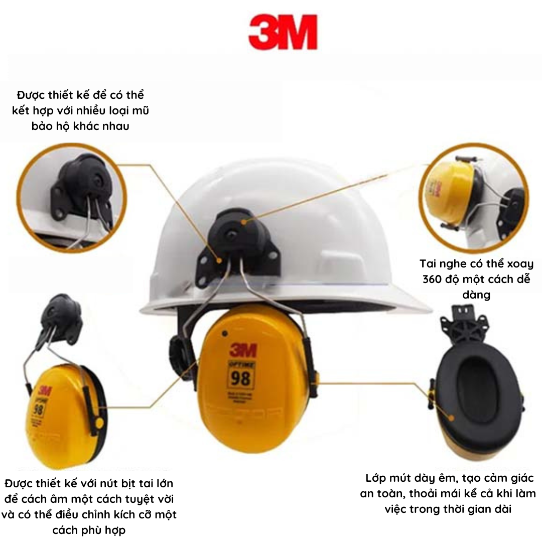 Chụp tai chống ồn 3M H9P3E
