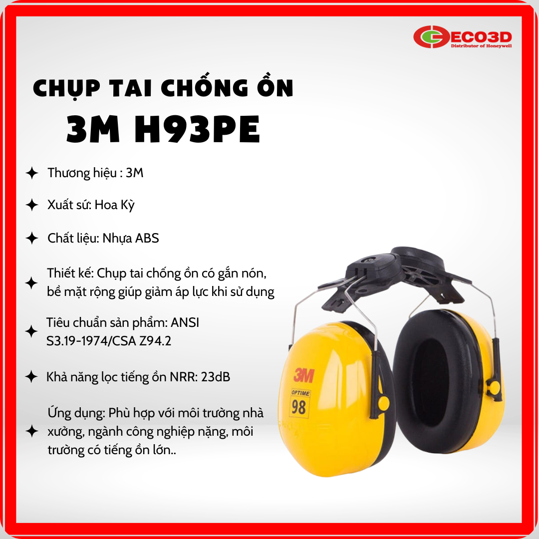 Chụp tai chống ồn 3M H9P3E