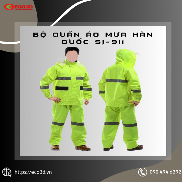 Bộ quấn áo mưa Hàn Quốc SI-911