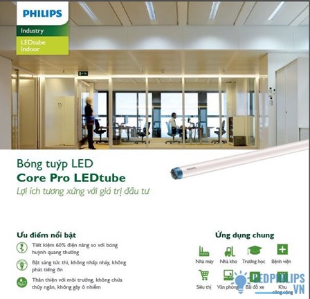 Đèn tuýp LED T8 Philips 18W865T8