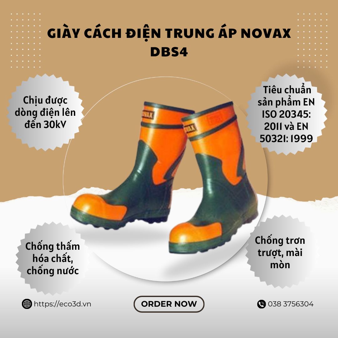 Ủng cách điện trung áp Novax DBS4