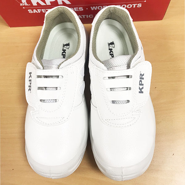 Giày King Power L088 màu trắng, mũi thép