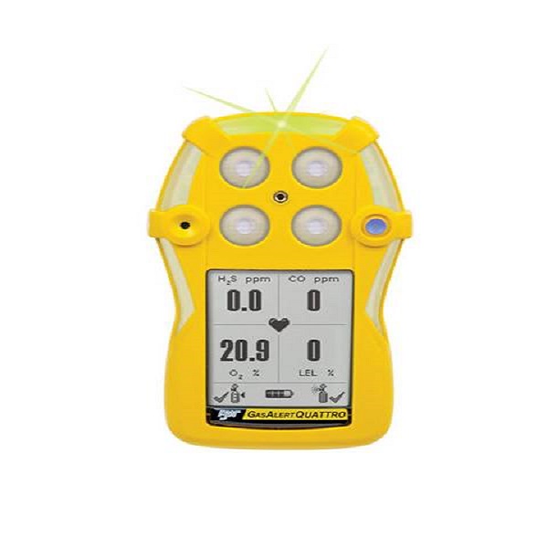 Máy dò 4 khí GasAlert QUATTRO – dò 4 khí (LEL, O2, H2S, CO)