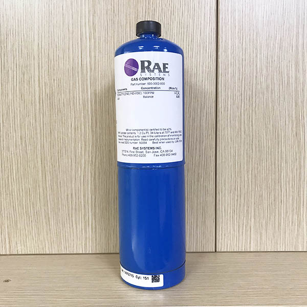 Bình khí hiệu chuẩn máy đo khí VOC RAE 34L 100 ppm Isobutylene