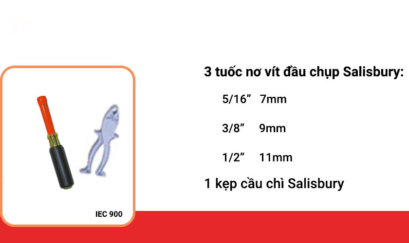 tuốc nơ vít đầu chụp salisbury