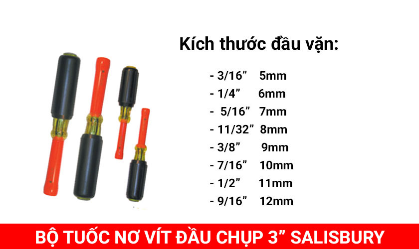 Tuốc nơ vít đầu chụp salisbury