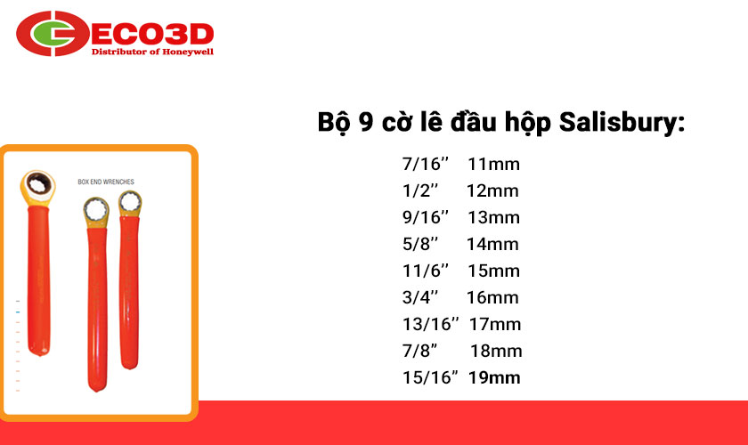 Bộ cờ lê đầu hộp Salisbury