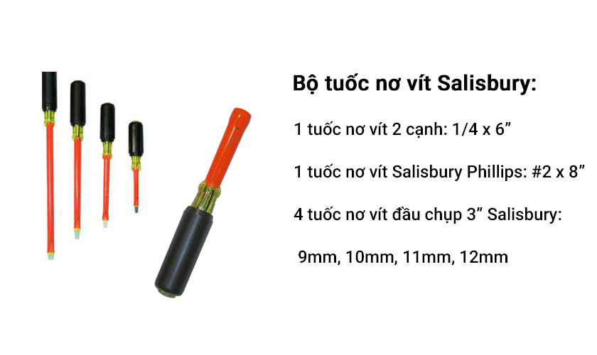bộ tuốc nơ vít Salisbury