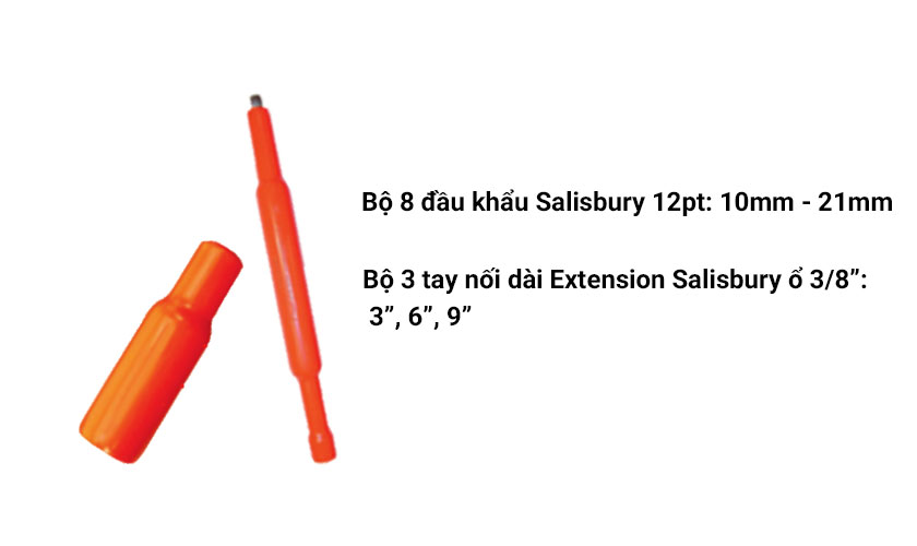 đầu khẩu và tay nối dài Salisbury