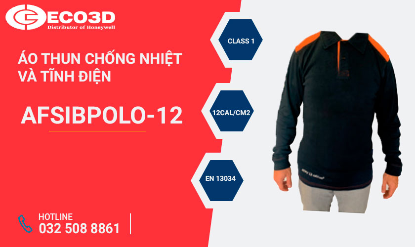 Áo thun chống nhiệt và tĩnh điện AFSIBPOLO-12