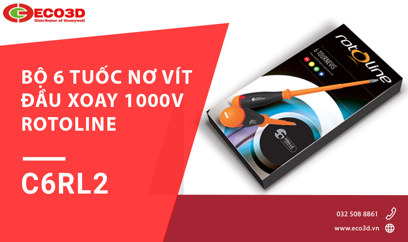 bộ tuốc nơ vít rotoline C6RL2